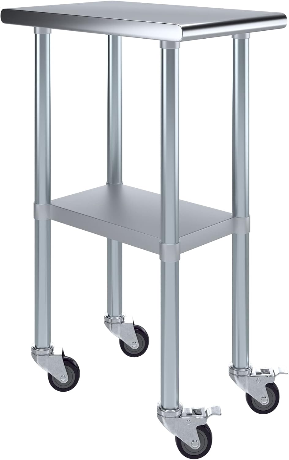 Commercial Kitchen Prep Table With Storage - 24