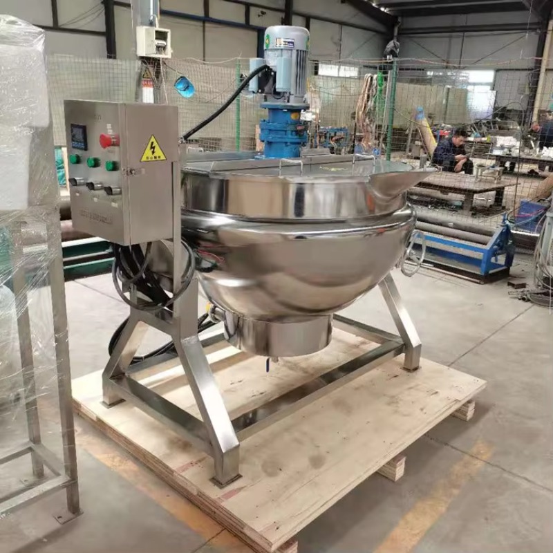 Commercial Kitchen Boiler - Eğimli Karıştırıcılı Buharlı Pişirme Kazanı Şeker