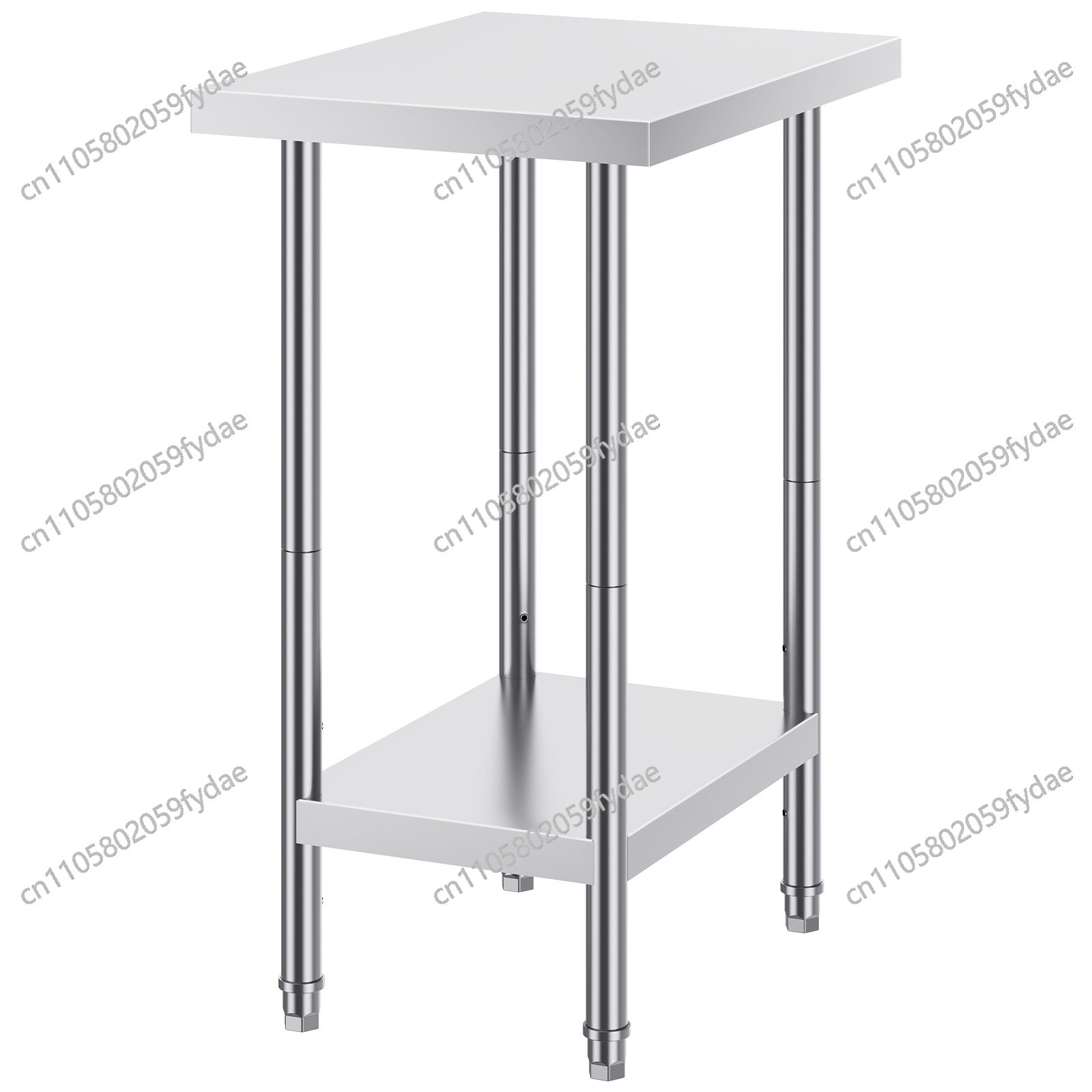 Commercial Kitchen Prep Table With Storage - Paslanmaz Çelik Hazırlık Masası, Yüksek Taşıma