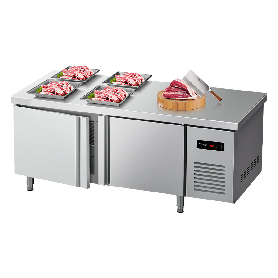 Commercial Kitchen Prep Table With Storage - YINZHENG 1.5m Ticari Direkt Soğutmalı Tezgah