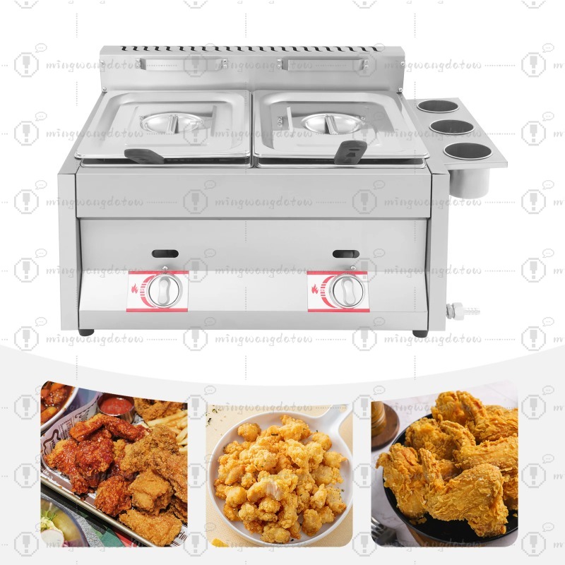 Deep Fryer Commercial - YENİ Ticari Gazlı Derin Fritöz 12L
