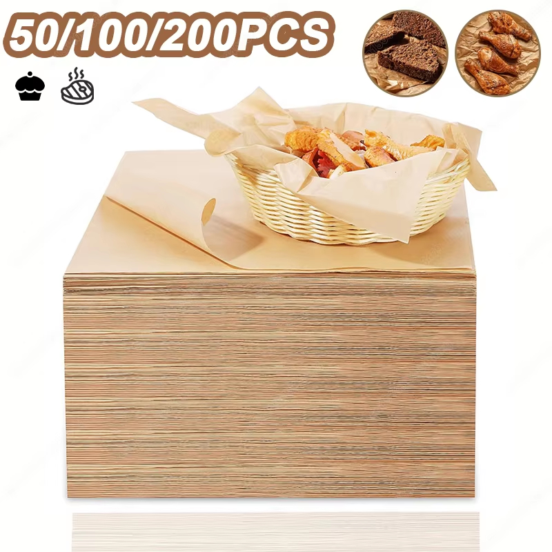 Deep Fryer Commercial - 50/100/200 adet pişirme kağıdı parşömen fırın