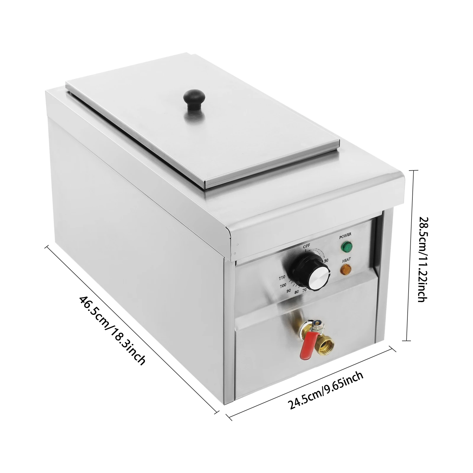 Commercial Kitchen Boiler - Ticari 2 Bölmeli Elektrikli Erişte Pişirici