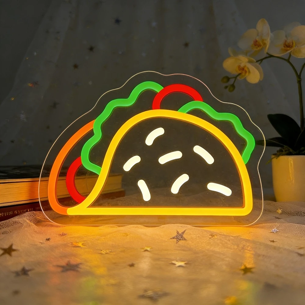 Commercial Kitchen Store - Taco Neon Tabela LED USB Kısılabilir