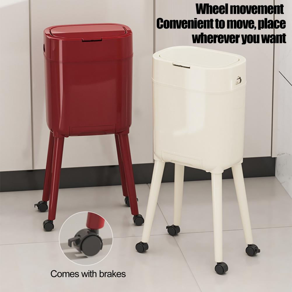 Commercial Kitchen On Wheels - Yüksek Ayaklı ve Tekerlekli Çöp Kovası,