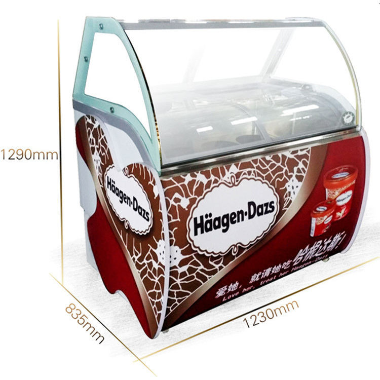 Commercial Chest Freezer - QDMECH Dondurma Teşhir Dolabı Ticari Tip