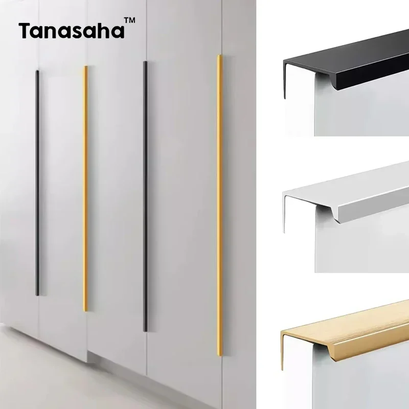 Commercial Kitchen Cabinet - Gizli Mobilya Kulpları Mat Siyah Altın