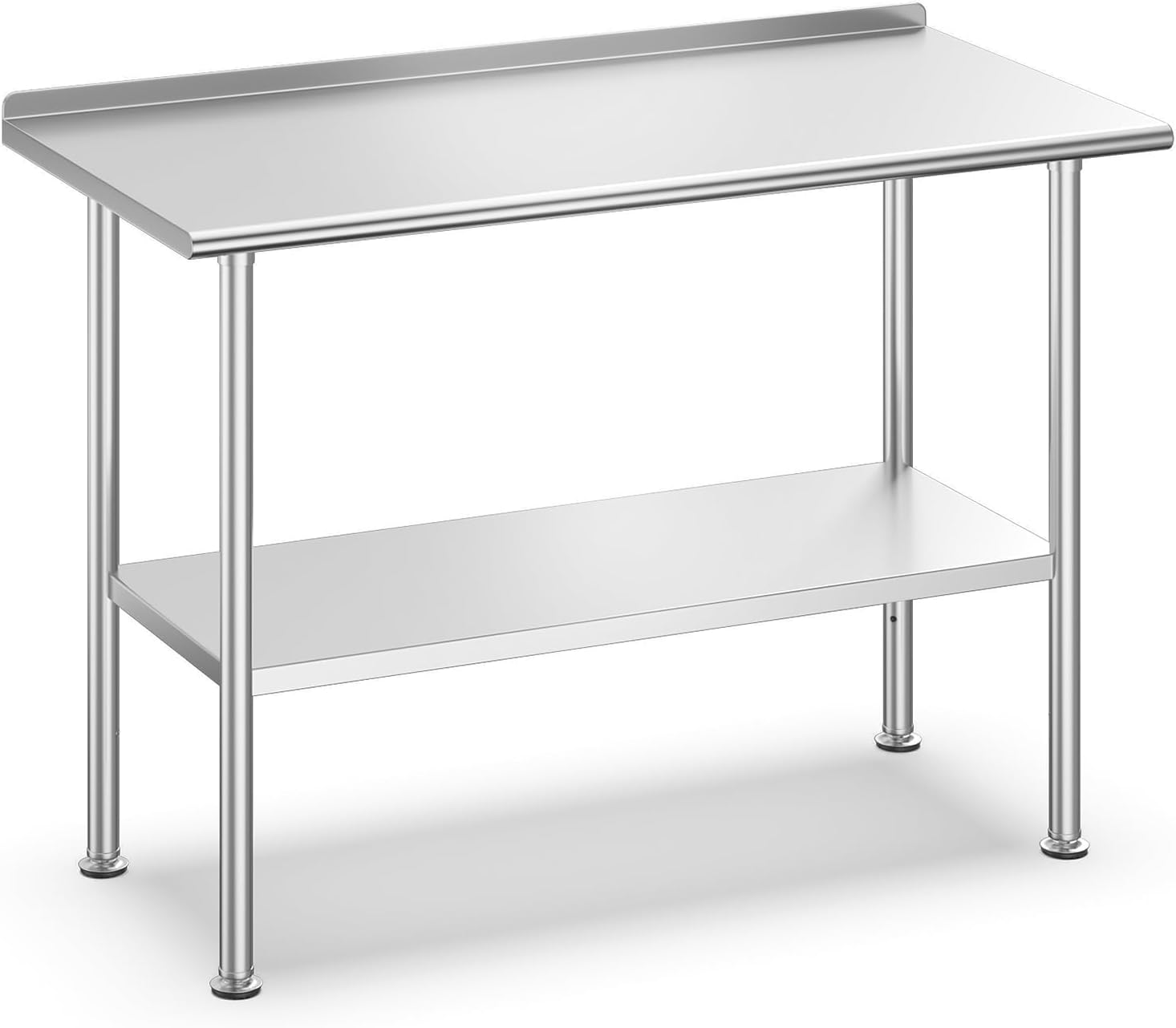 Commercial Kitchen Prep Table With Storage - Paslanmaz Çelik Yemek Hazırlık Masası, Mutfak,