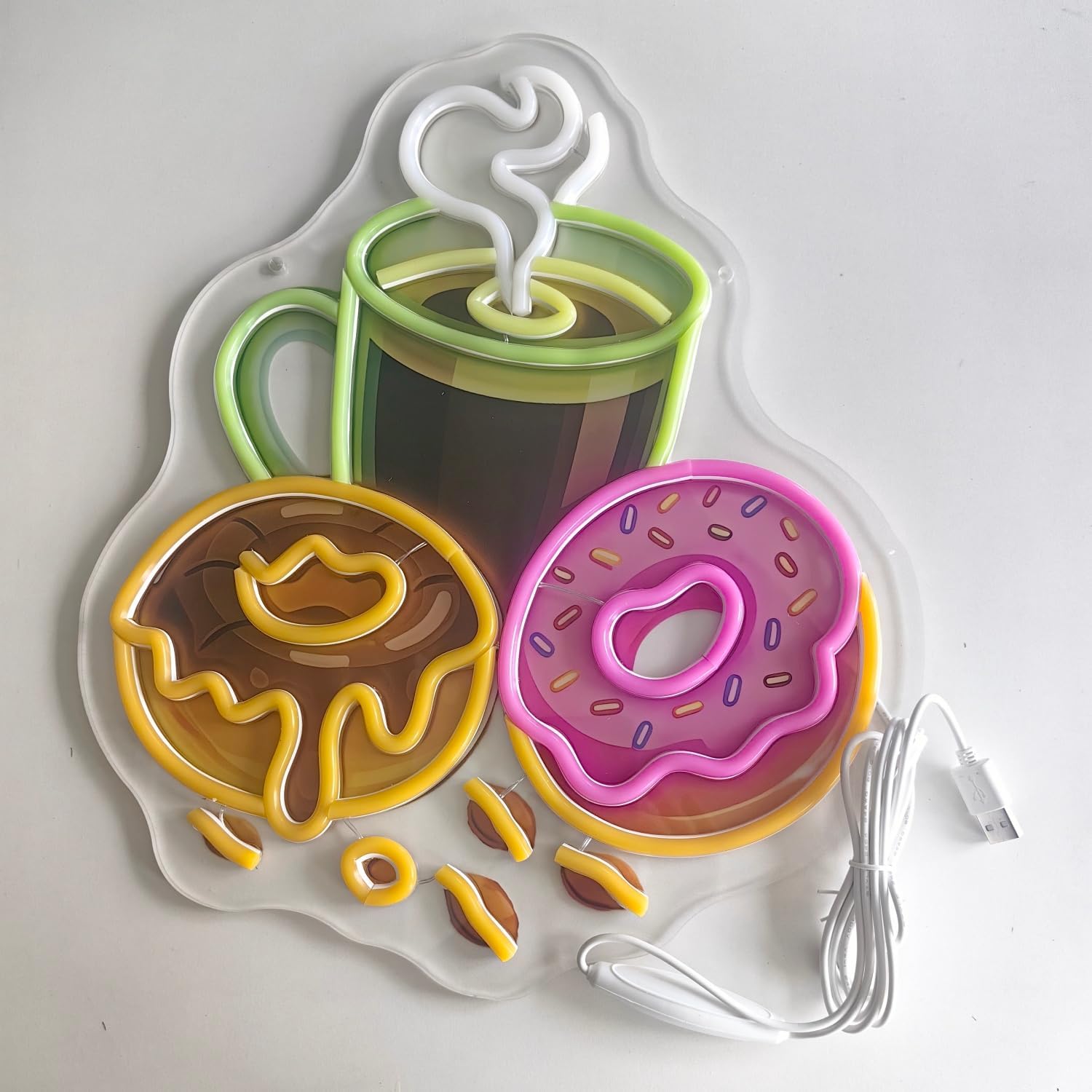Donuts LED Neon Tabela USB Güç - Commercial Kitchen Store incelemesi ve fiyatı