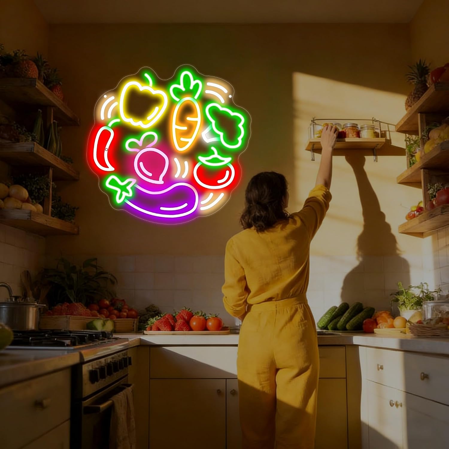 Sebzeler LED Neon Tabela USB N - Commercial Kitchen Store incelemesi ve fiyatı