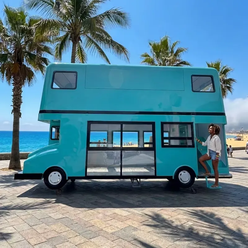 Yiyecek Kamyonu, Çift Katlı Ot - Commercial Kitchen On Wheels incelemesi ve fiyatı