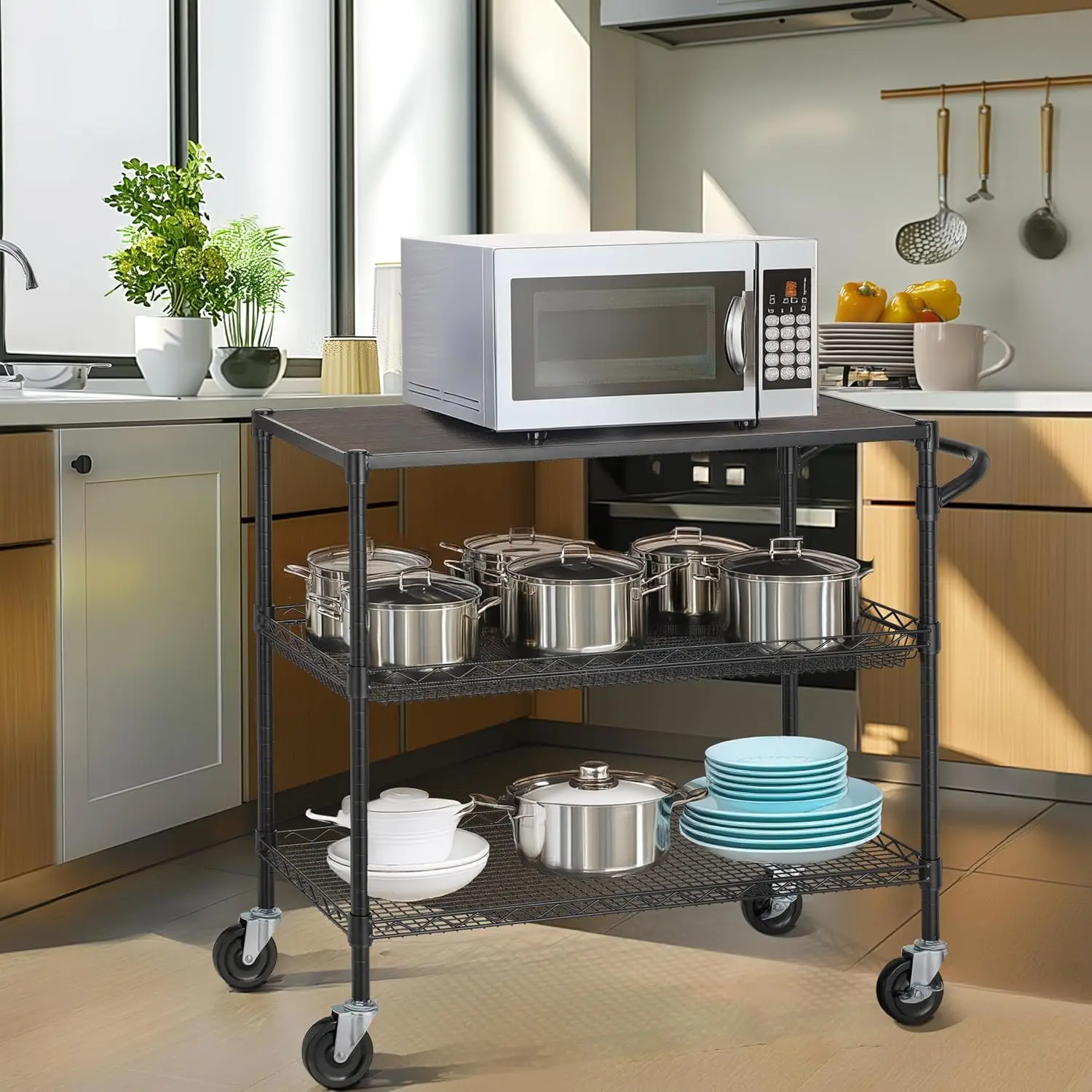 3 Katmanlı Ağır Hizmet Tipi Ti - Commercial Kitchen On Wheels incelemesi ve fiyatı
