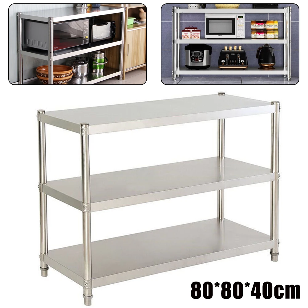 Ağır Hizmet Tipi Paslanmaz Çel - Commercial Kitchen Prep Table With Storage incelemesi ve fiyatı