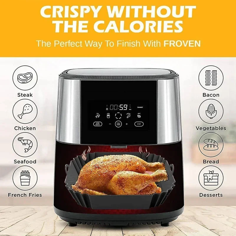 1 adet silikon hava fritöz sep - Deep Fryer Commercial incelemesi ve fiyatı