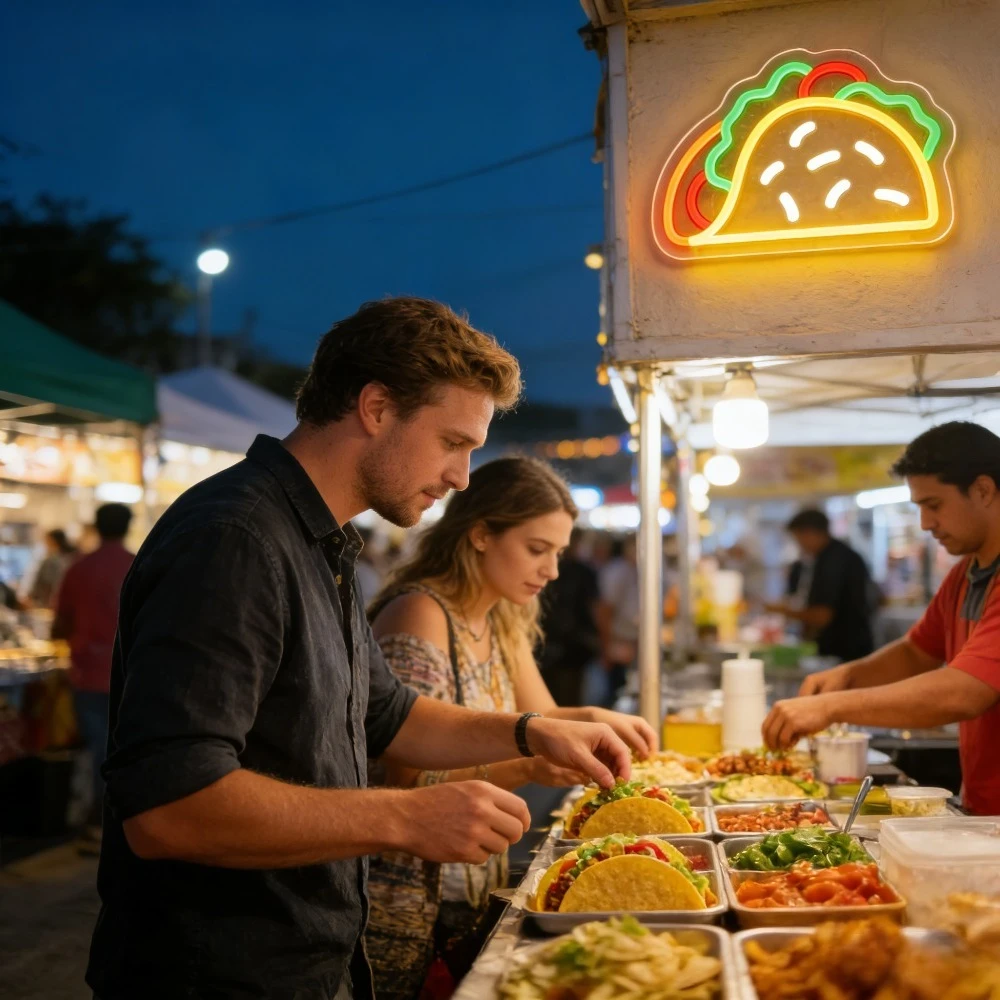 Taco Neon Tabela LED USB Kısıl - Commercial Kitchen Store incelemesi ve fiyatı