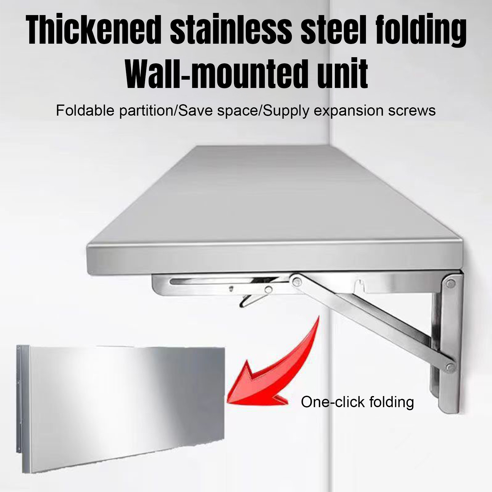 Paslanmaz Çelik Katlanabilir D - Commercial Kitchen Prep Table With Storage incelemesi ve fiyatı