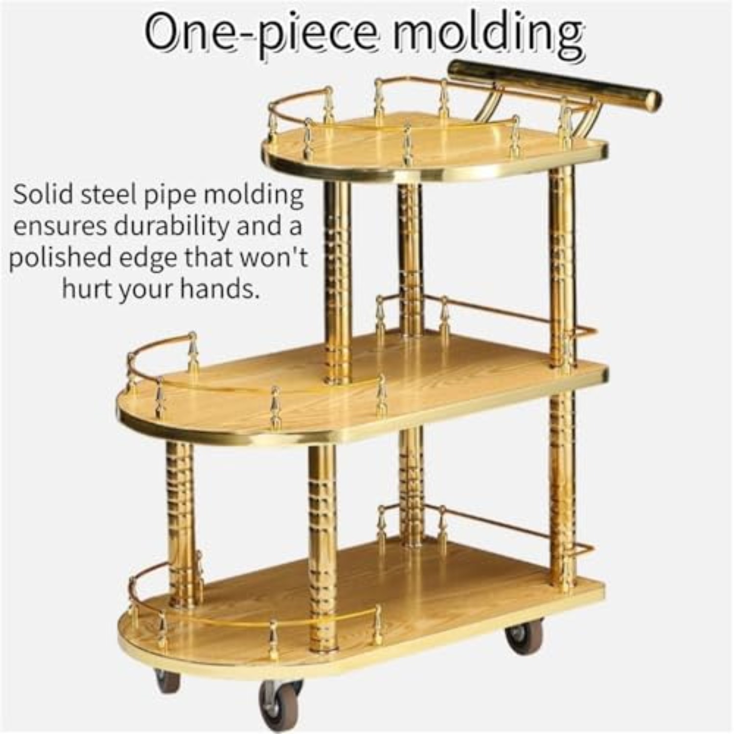 3 Katlı Bar Arabası, Tekerlekl - Commercial Kitchen On Wheels incelemesi ve fiyatı