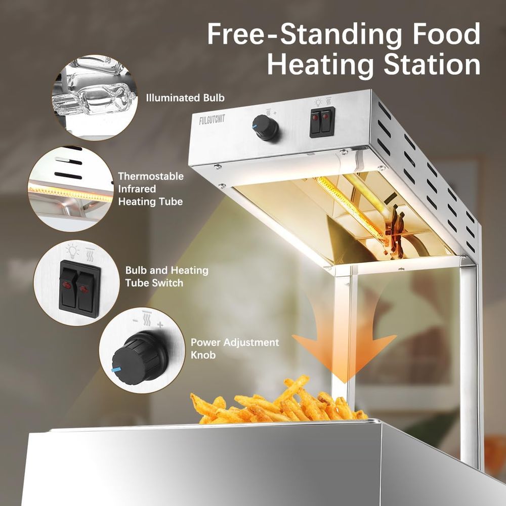 Patates Kızartması Isıtıcı, Ti - Commercial Kitchen Cabinet incelemesi ve fiyatı