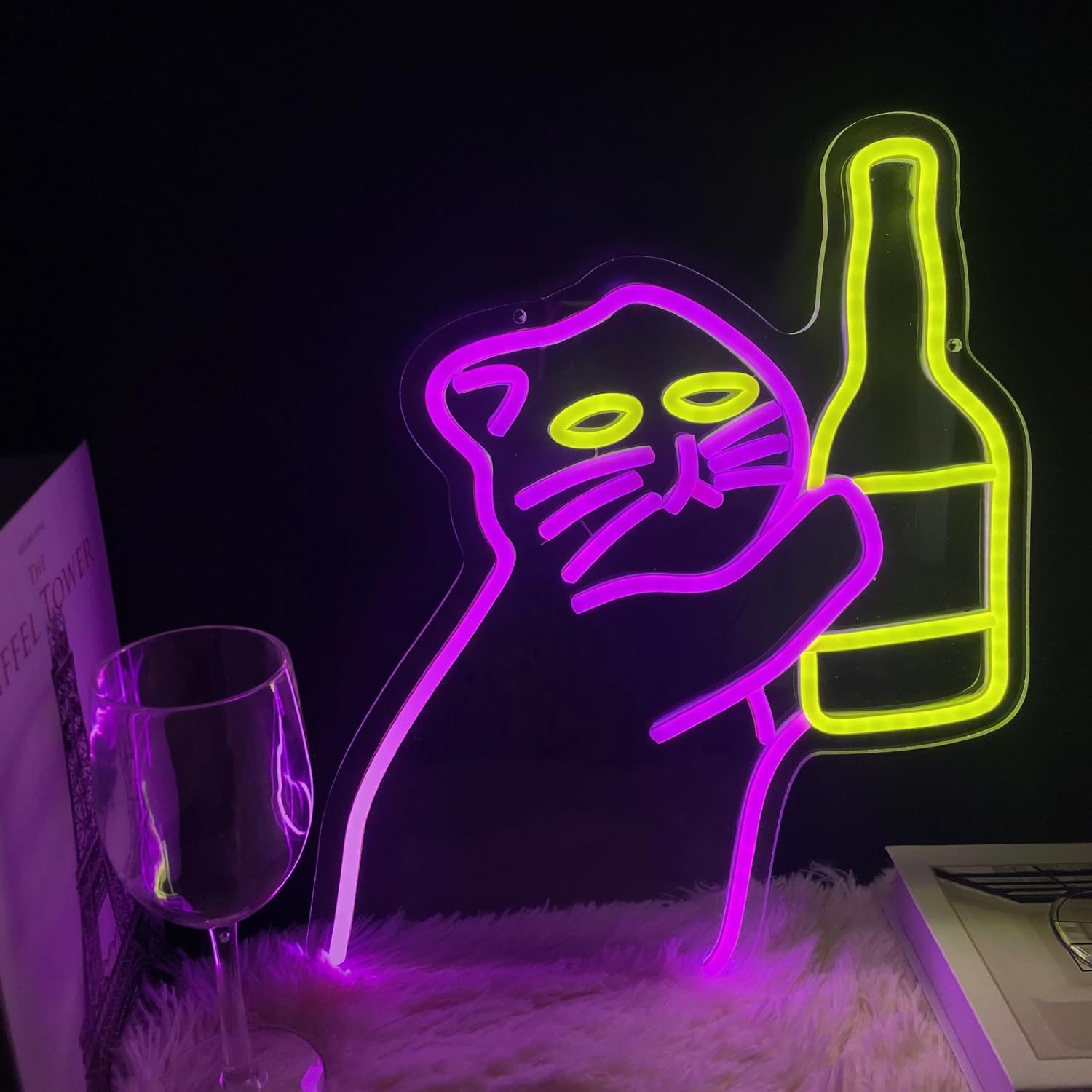 Kedi Şişesi Neon Tabela, Komik - Commercial Kitchen Store incelemesi ve fiyatı